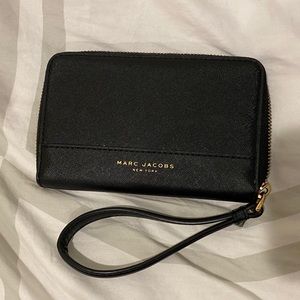 Marc Jacobs Leather Wallet Wristlet